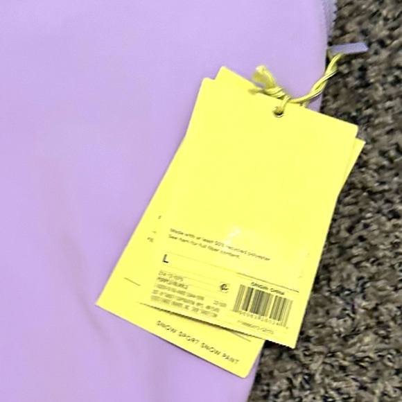 Women's Slim Snowsport Pants - All in Motion Lavender Purple sizes XL and L - Picture 8 of 8
